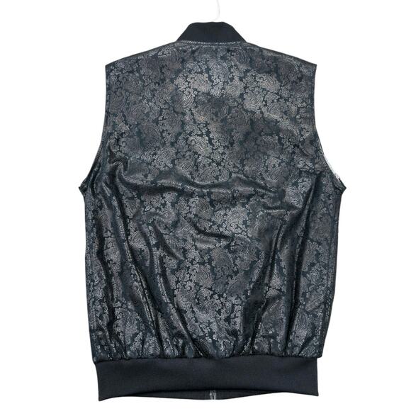 Dapper Dan VTG Authentic 90s Paisley Gloss Print Vest SIZE M - Picture 2 of 6